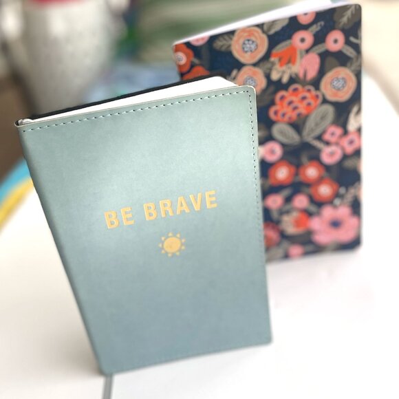 2 Journal Set. Be Brave Journal + companion mini Journal - Picture 9 of 9